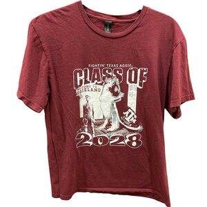 Maroon Texas A&M Class of 2028 T-Shirt